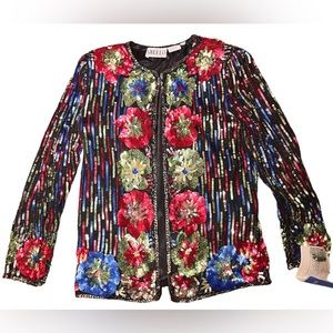 NWT Sweelo Sequins Evening Jacket Size Small